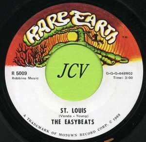 THE EASYBEATS St. Louis / Can't Find Love ROCK 45 RPM RECORD - Picture 1 of 2