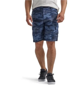 Lee Blue Camo Regular Fit Motion Flex 10" inseam Cargo Size 46 - Picture 1 of 3