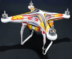 Edles Sticker Aufkleber Set für DJI Phantom 2 Rot - Bild 1 von 9