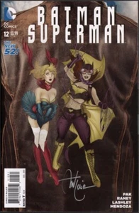 Ant Lucia Signed Batman Superman #12 Batgirl Supergirl Variant Cover Art / DC - Picture 1 of 1