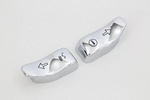 Chrome Turn Signal Extension Cap for Harley Touring Models 2014-x - Picture 1 of 4