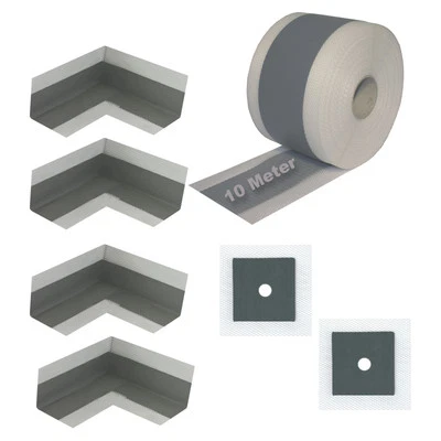 Dichtset für Duschen Innenecken Wandmanschetten Bad Abdichtung Dichtband Ecken  - Bild 1 von 4