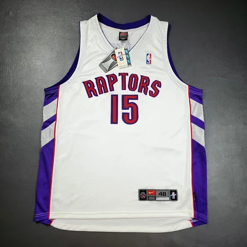 100% Authentic Vince Carter Vintage Nike Raptors Jersey Size XL 48 Mens Cover