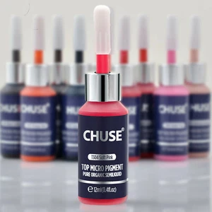 CHUSE 12ml Semi Permanent Makeup Pigment Microblading Eyebrow Ink Derma Test SGS - Picture 1 of 45