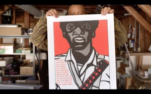 Emory Douglas 2008 "Nuestro Ejército Popular" AP 8/10 ¡Hermosa impresión RARA Revolución! - Imagen 1 de 24