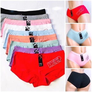 Lot 6 pack Boxer Briefs Sexy Women's Underwear Panties Boyshorts SHORTIE SHORT - Picture 1 of 16