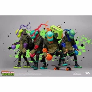 JUEGO DE 4 FIGURAS 1/6 Teenage Mutant Ninja Turtles EE. UU. JT Studio BigBoy Toys TMNT - Imagen 1 de 2