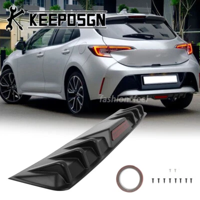For Toyota Corolla Rear Bumper Diffuser w/ Splitter Reflective Strip Tail Light Foto 1 de 4