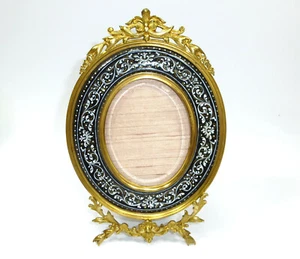 Limoges Rahmen um 1860 Bronze Emaille - Bild 1 von 11