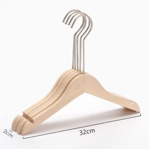 150x Colgantes Naturales Sin Acabar Niños Ropa de Madera Vestido Camisa Colgador - Imagen 1 de 8