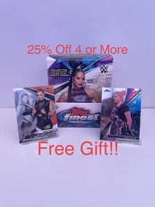 Topps WWE Finest 2021 - Pick your cards - Base, Inserts & Refractors - Free Gift - Picture 1 of 111