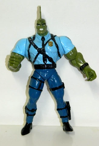 Vintage 1995 The Savage Dragon Police 7" Figure Playmates TMNT Cover