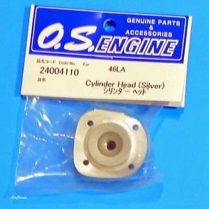 OS #24004110 LA .46 Cylinder Head (Silver) NIP - Imagen 1 de 1