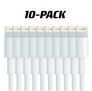 【10-Pack]Charging Cable Charger Cord for Apple iPhone13 12 XR X XS MAX 8 7 6 6S - Picture 1 of 4