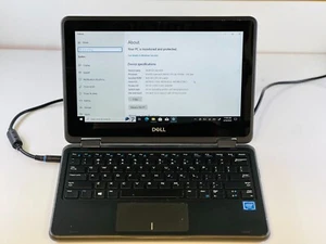 Dell Latitude 3190 2in1 Laptop Intel Pentium N5000 4GB RAM 64GB SSD Win10 READ - Picture 1 of 6