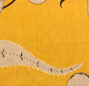 RAOUL TEXTILES Tonala Sulphur Yellow Oyster Linen Remnant New - Picture 1 of 1