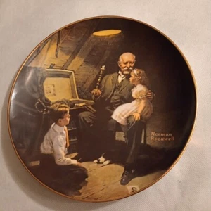 COFRE DEL TESORO DEL ABUELO - Plato de Coleccionista Edición Limitada - Norman Rockwell  - Imagen 1 de 10