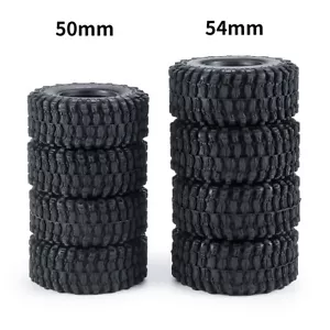4PZ 1:24 1,0" 50/54 mm Pneumatici Ruota per RC Assiale SCX24 90081 AXI001/2 C10 B-17 - Foto 1 di 14