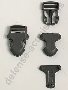 1" ITW Side Release Surface Mount Surmount Military Pouch Buckle FOLIAGE - Picture 1 of 12