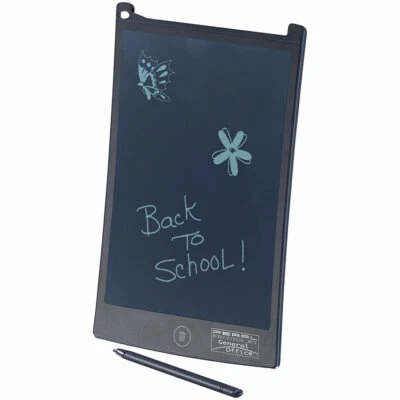 GENERAL OFFICE LCD-Schreibtafel mit 21,5 cm / 8,5 Zoll, Stift, 100.000 Löschvorgänge