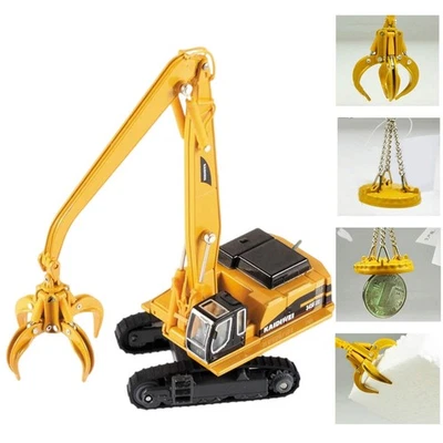 1:87 Grab & Magnet Attachment Crane Construction Equipment Diecast Model Truck - Image 1 of 4
