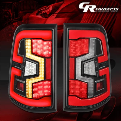 Conjunto de luces traseras de barra de luz LED completa negra para Ram 1500 2019-2024 Foto 1 de 4