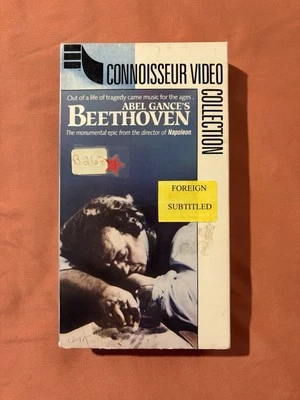 Beethoven (VHS, 1990) Abel Gance French Drama Foreign Film - Image 1 of 4