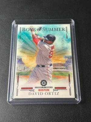 Panini Boys of Summer 2025 David Ortiz Salón de la fama Medias Rojas de Boston/249 #36 Foto 1 de 2