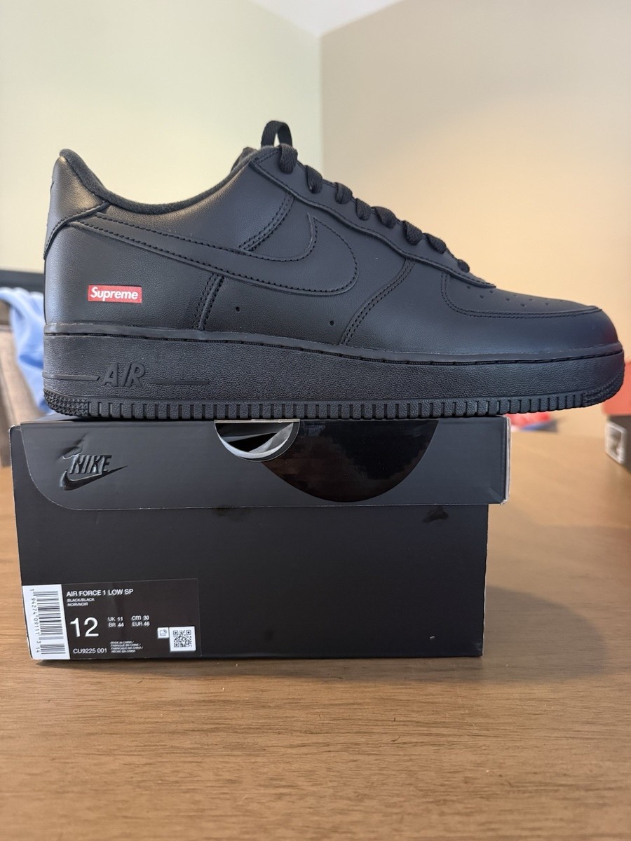 Nike Air Force 1 Low x Supreme Box Logo - Black for Sale Nike Air Force 1 Low x Supreme Box Logo - Black for Sale