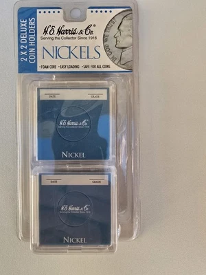 H.E. Portamonedas de lujo Harris & Co. 2x2 para níquel Foto 1 de 2