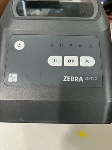 Zebra ZD420 transfer Printer ethernet bluetooth WiFi ZD42042-T01W00EZ 203 Dpi - Picture 1 of 3