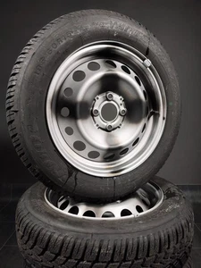 4 Winterreifen 165 65  - 185 60 R15  Smart 453 15" Stahlfelgen Winterräder - Bild 1 von 3