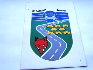 Aufkleber Bundeswehr KfAusbZ Hemer ca 7x10 cm - Picture 1 of 1