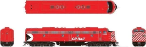 Rapido 28015 HO EMD E8A - Standard DC Canadian Pacific 1800 Action Red - Picture 1 of 1