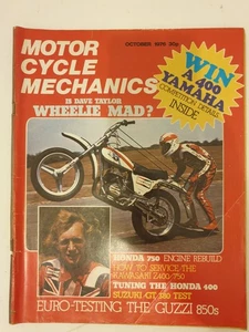 Motorcycle Mechanics Magazine: Oct 76 - Honda 750/Suzuki GT380 - Picture 1 of 1