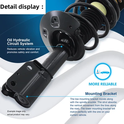 Conjunto de puntales delanteros y muelles helicoidales para Buick Regal Century Chevrolet Impala Foto 1 de 4