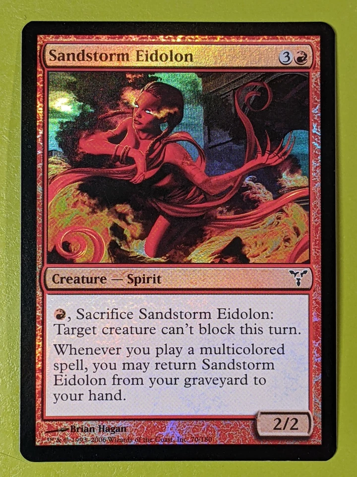 FOIL Sandstorm Eidolon x1 Dissension 1x Magic the Gathering MTG - Image 1 of 1