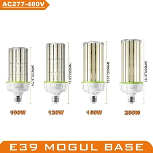 80W/100W/120W/160W/200W/250W LED Corn Light Commercial Industrial Bulbs 277-480V - Picture 1 of 13