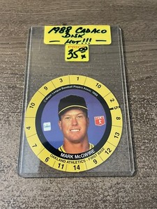 1988-89 CADACO MARK MCGWIRE OAKLAND ATHLETICS GAME DISC!!!!!