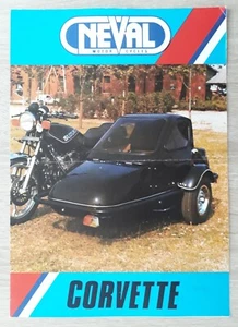 Neval Sidecar Range Brochure c.1983 - Corvette  Sports  Military - Picture 1 of 3