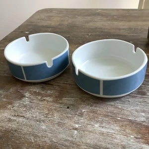 2 post century modern Rosenthal studio lines ashtrays Norddeutscher Lloyd Bremen - Picture 1 of 3