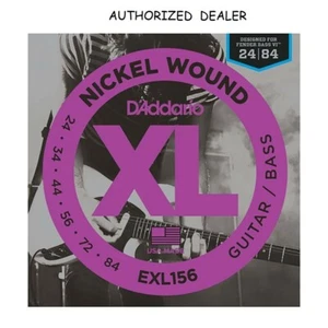 D'Addario exl156 Nickel Wound Electric Guitar/Bass Strings Fender Bass VI 24-84 - Imagen 1 de 13