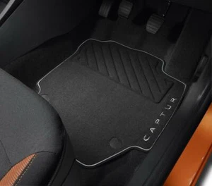 Alfombrillas de moqueta Renault Captur PREMIUM genuinas 2013-2020 - Imagen 1 de 1