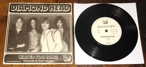 DIAMOND HEAD ~ WAITED TOO LONG b/w PLAY IT LOUD ~ UK DHM VINYL 7" 1981 NWOBHM - Imagen 1 de 8