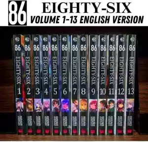 NUEVO 86 OCHENTA Y SEIS Novela Ligera Volúmenes 1-13 Versión en Inglés ~ Envío Express - Imagen 1 de 19
