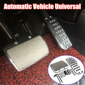 Car Footplate Antiskid Plate Pad Brake Transmission Automatic Universal Aluminum