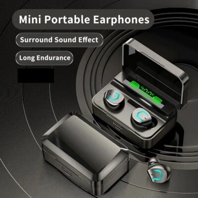 Bluetooth Wireless Headphones Earbuds Earphones In-Ear Pods For iPhone  - Image 1 of 4
