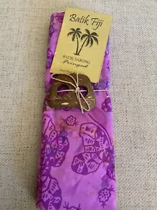 Original Batik Fransen Sarong gekauft in Fidschi - Bild 1 von 4