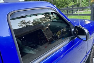 AVS Smoke In-Channel Rain Guards Vent Visors Shade for 93-11 Ford Ranger & Mazda - Picture 1 of 6