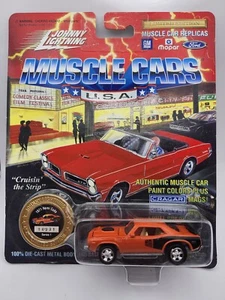 Johnny Lightning Muscle Cars U.S.A. Series 1 - 1971 Hemi Cuda Orange #07043 - Picture 1 of 2